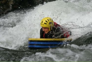  Hydrospeed session in the waves 